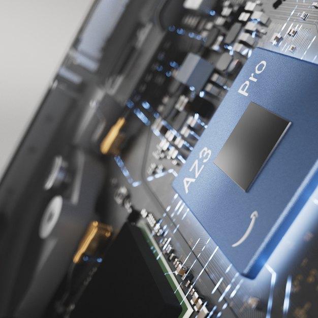 Close view of the Echo circuit board