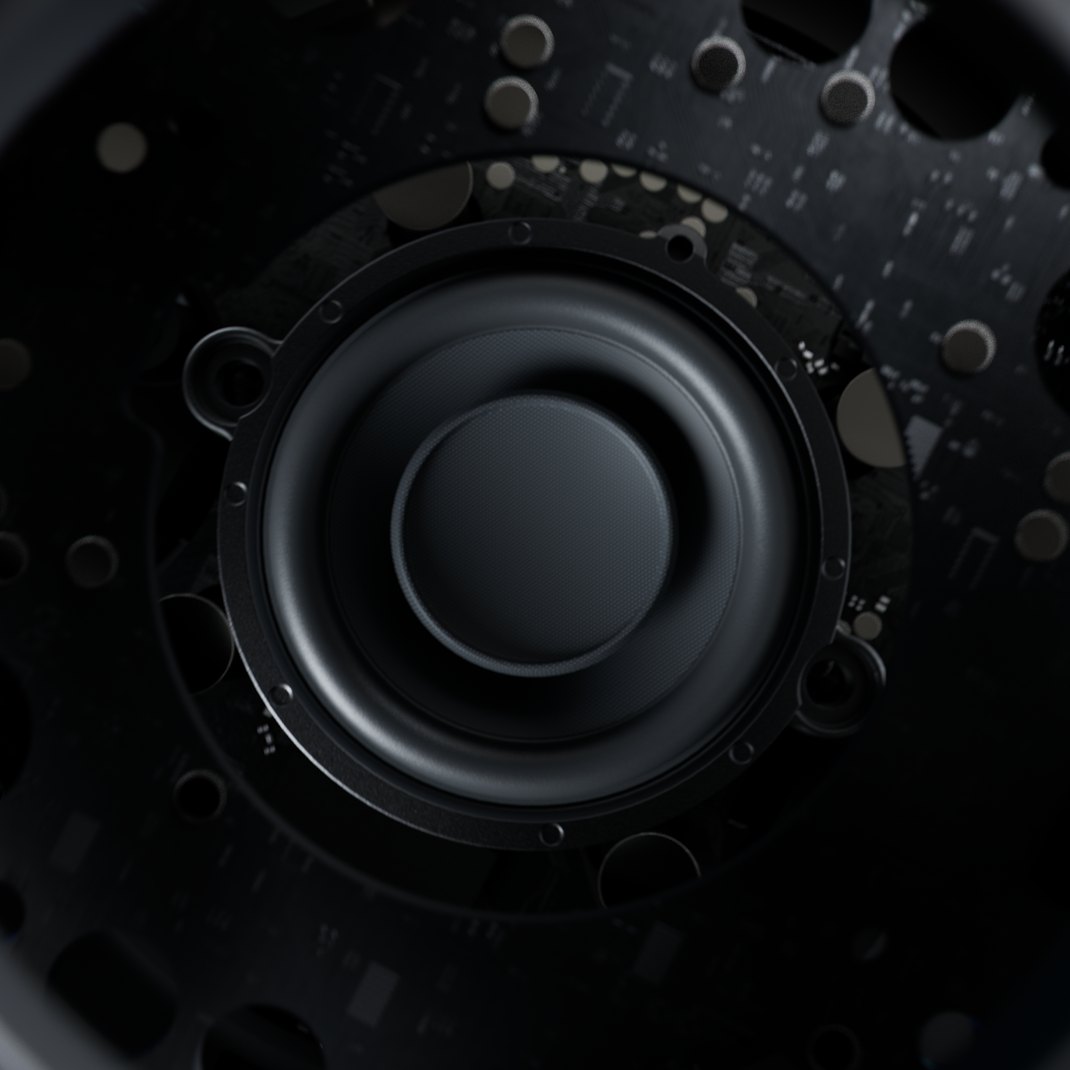 Speaker driver inside the Echo
