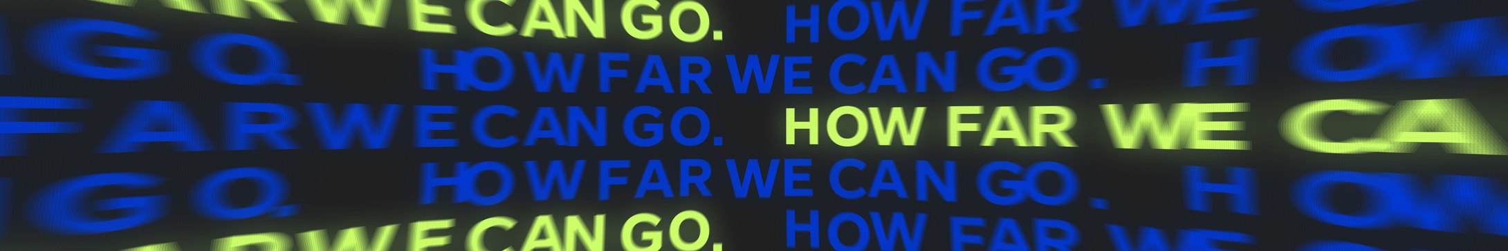 How far we can go, kinetic type