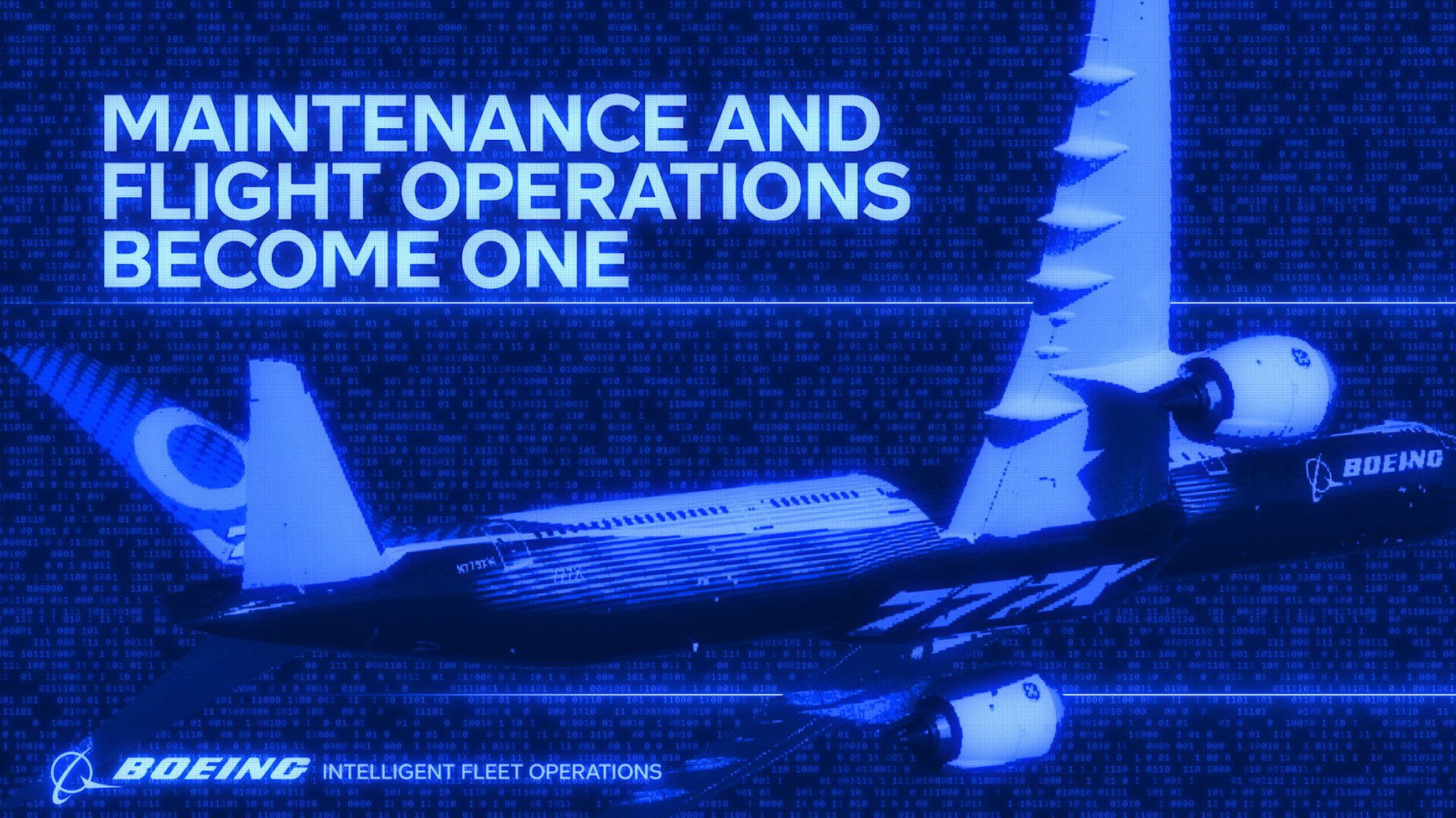 Lobby screen: maintenance and flight operations become one
