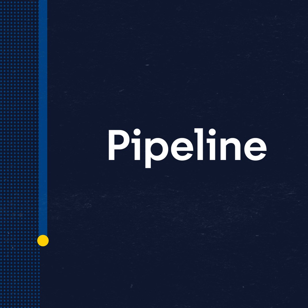 Pipeline title on navy